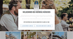 Desktop Screenshot of hofbraeu-muenchen.de